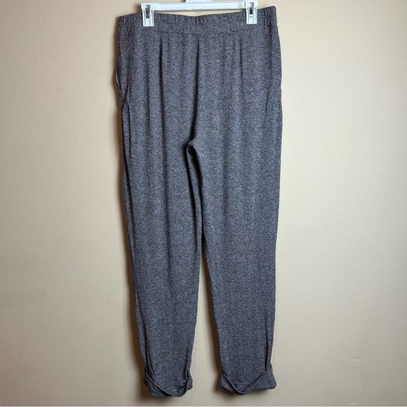 J. Jill Wearever Heather Brown Cuffed Pants Loose Joggers Women’s Size Medium - Picture 8 of 15